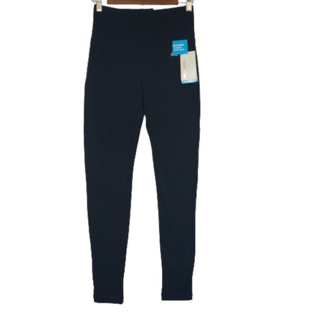 Marika Womens NWT Black Tummy Control Capri High Rise Leggings Size Small